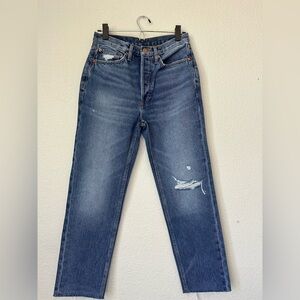Re/done | 70s Stove Pipe Straight Jeans